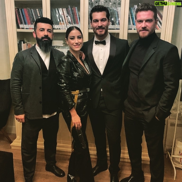 Hazal Kaya Instagram - THE team 😏@enginaykanatmanagement @enginaykanat @cagatayulusoy @enginozturk