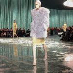 Heart Evangelista Instagram - Capturing the essence of CHIC with @iamhearte at the stunning show venue for @ysl . A flawless lesson in Parisian nights with @anthonyvaccarello this #fw24 in a supremely confident collection that referenced the past and moved it straight to the future with tight tailoring, an abundance of sheer, fluffy fur and bold jewels that adorned ears and arms, all wrapped up with a turban in matching tones. No fuss… just pure joy in encasing the female form in adulation. . #heartevangelista #iamhearte #ysl #anthonyvaccarello Paris, France