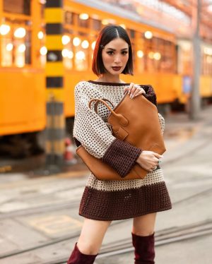 Heart Evangelista Instagram - We’re in @tods world now 🦋🧵💫@mt_matteotamburini #Tods #TodsFW24 #MFW #MilanFashionWeek 

@deargentlefolk 
@directionsgroupinc