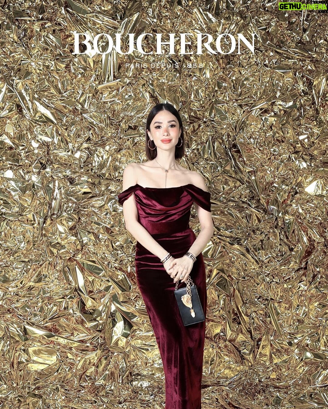 Heart Evangelista - 149.4K Likes - A toast to 20 phenomenal years for the iconic Quatre with @boucheron celebrating the legacy of the 1858 Maison👏🏻🥂 Here’s to weaving rich stories behind timeless designs for every modern woman♥️💋
#Boucheron #Quatreis20