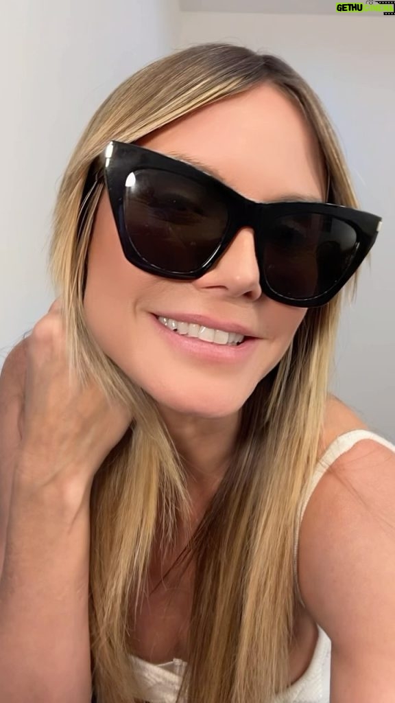 Heidi Klum Instagram - I wear my sunglasses at night... what about you? Here’s your chance to win a pair of my Yves Saint Laurent sunglasses 😎 Join this challenge by using my new song “Sunglasses at Night” in your video and show me how you’re wearing your sunglasses at night. 3 lucky winners will be picked by me and will be the first 3 videos on the soundpage. I can’t wait to see your creations!!!! #SunglassesAtNight