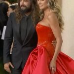 Heidi Klum Instagram - #GoldenGlobes ❤️