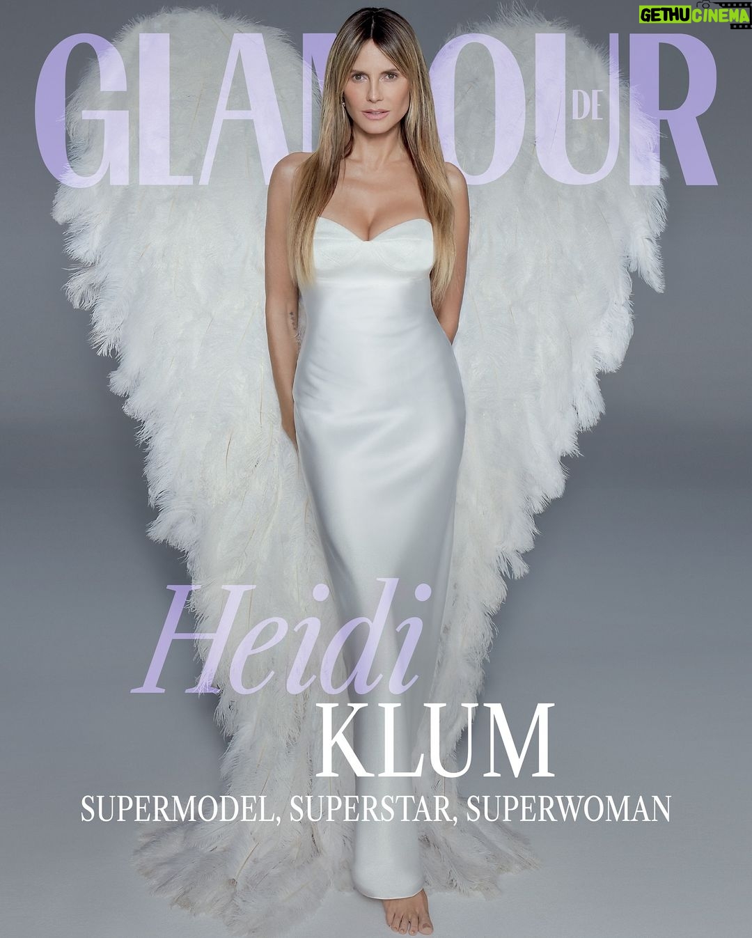 Heidi Klum Instagram - DANKE @glamourgermany Ich fühle mich sehr geehrt. 🤍