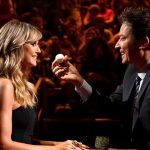 Heidi Klum Instagram – Jimmy and @heidiklum go head-to-head in Egg Roulette! 🥚 #FallonTonight The Tonight Show Starring Jimmy Fallon