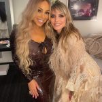 Heidi Klum Instagram - Magical Night with the one and only Queen of Christmas @mariahcarey 👑🎄❄️☃️🕯️❤️ Everyone on there feet singing and full of joy . Thank you for making beautiful memories with all of us. I love you ❤️