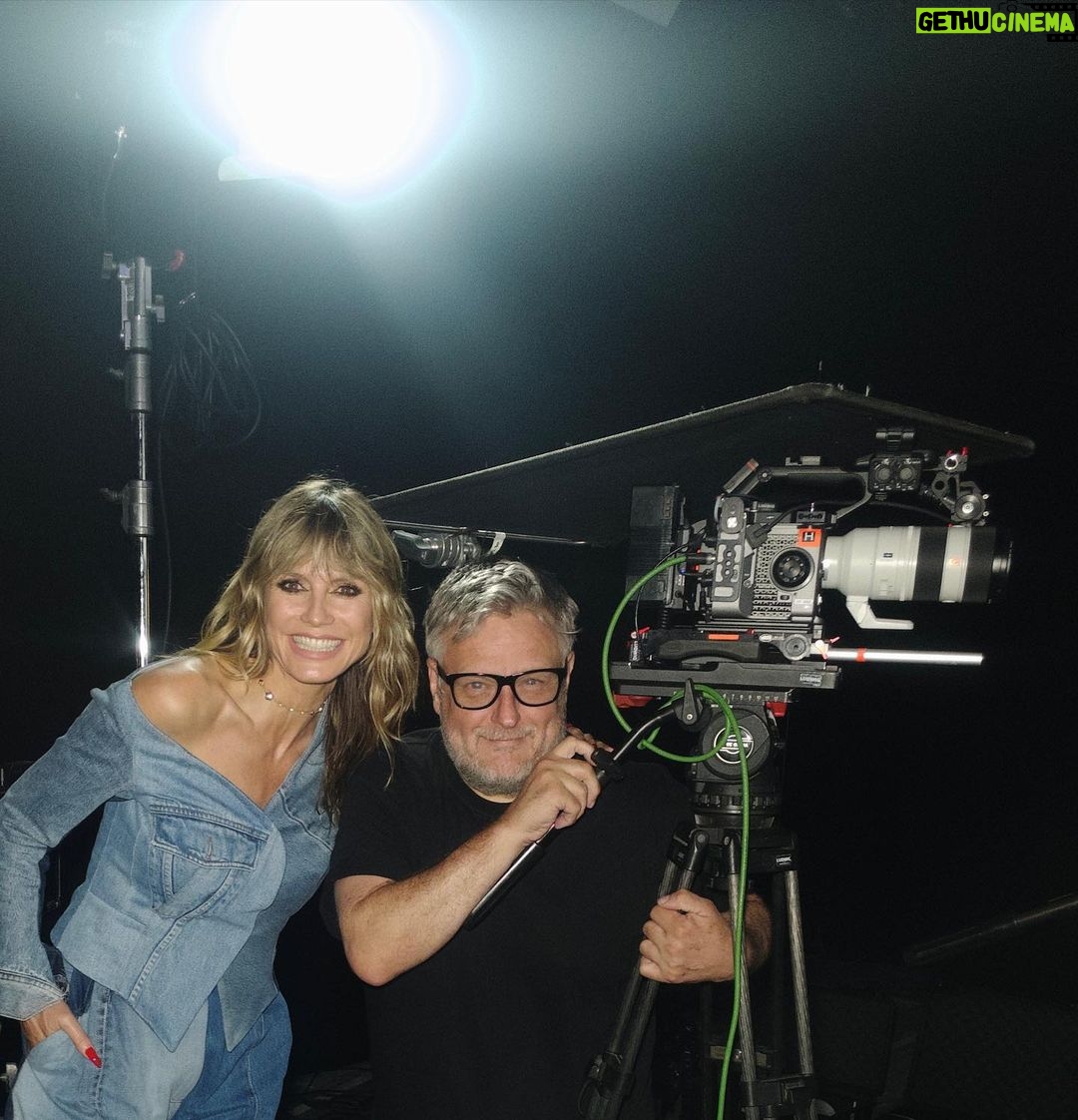 Heidi Klum Instagram - I am trying hard with my posing âĶ. but you clearly win this one ðĨðŽðĪŠðð @rankinarchive GNTM