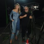 Heidi Klum Instagram - I am trying hard with my posing …. but you clearly win this one 🎥🎬🤪😎💋 @rankinarchive GNTM