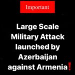 Henrikh Mkhitaryan Instagram - Large Scale Military Attack launched by #Azerbaijan against #Armenia