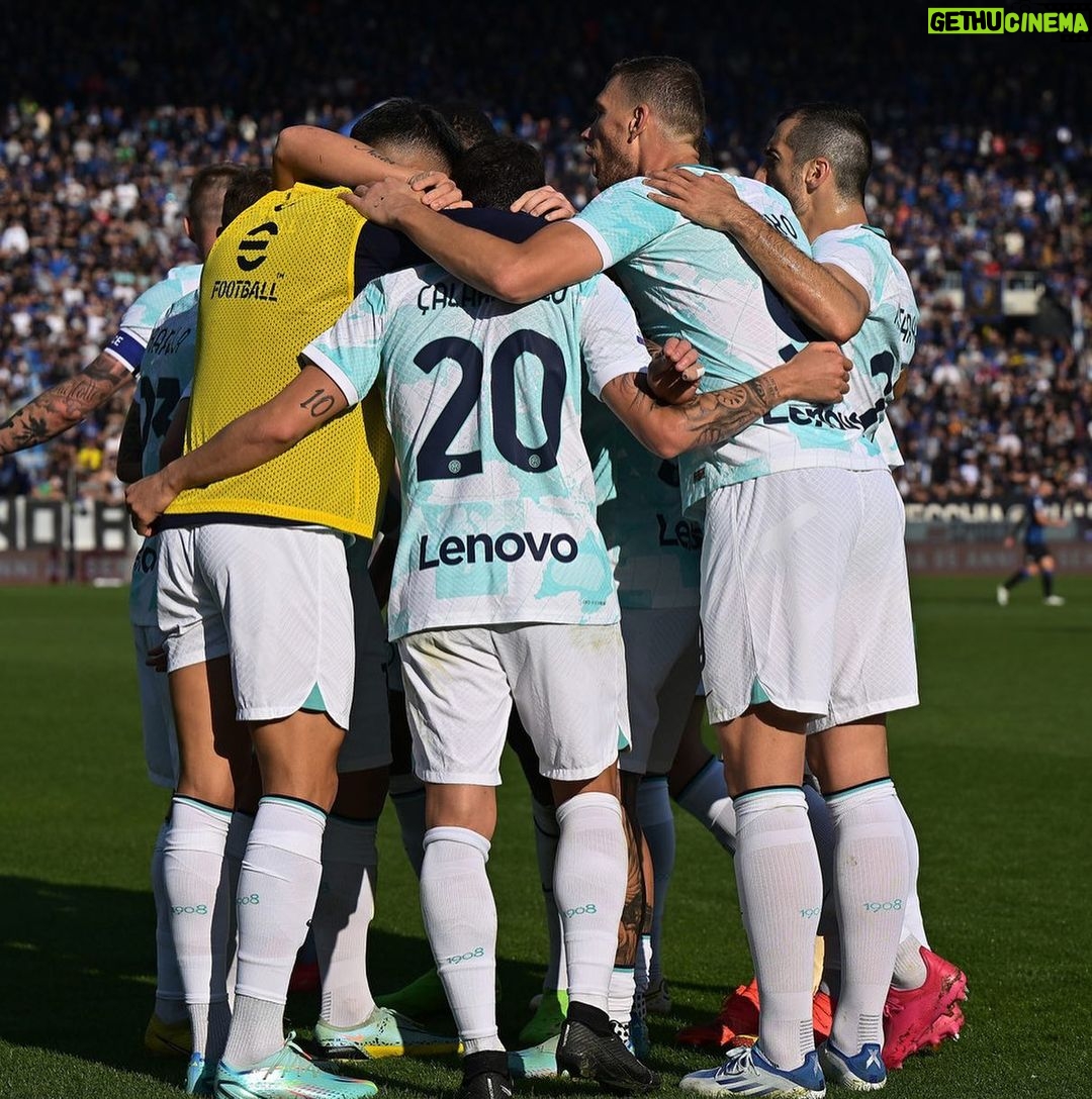 Henrikh Mkhitaryan Instagram - Finishing on a high note before the #worldcup breakππππΌ Well done team! ππΌ Thank you fans! π€π @inter #forzainter #atalantainter #seriea