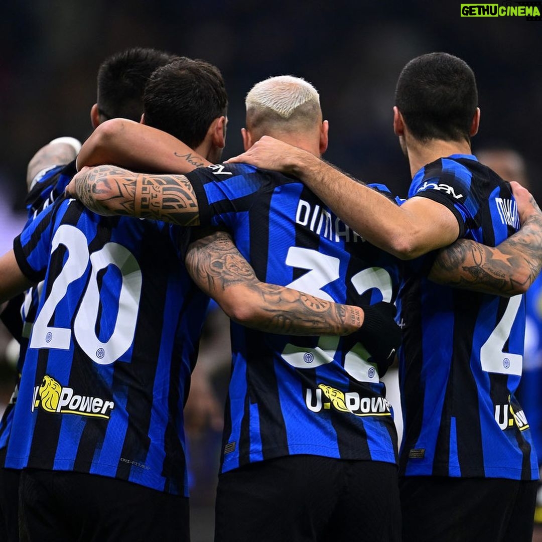 Henrikh Mkhitaryan Instagram - BALLERS☄️⚽️👊🏼👊🏼 @federicodimarco @hakancalhanoglu #forzainter #interfrosinone