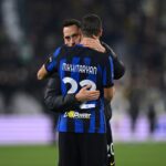Henrikh Mkhitaryan Instagram – 🖤💙 #JuventusInter #JuveInter #ForzaInter #SerieA
