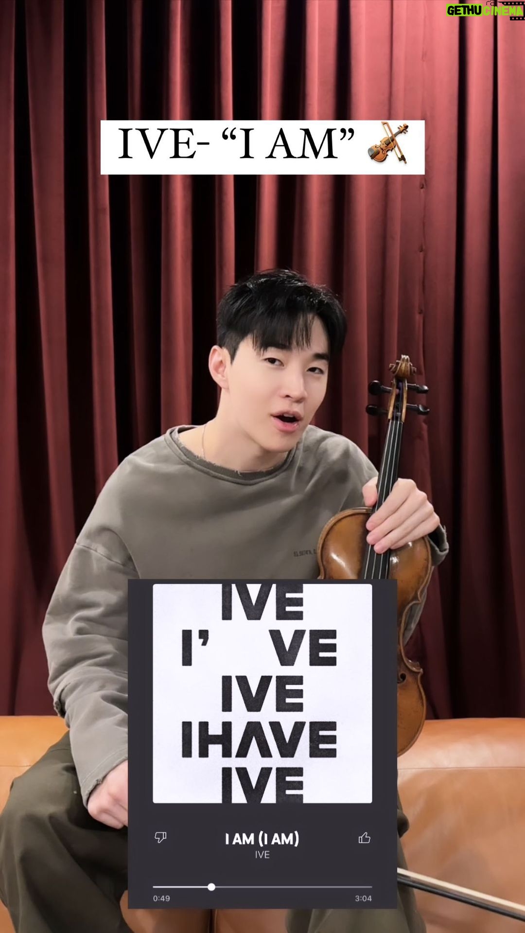 Henry Lau Instagram - What if IVE’s “I AM” had a violin solo part? 🎻✈️