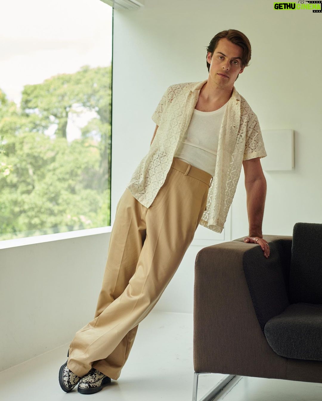 Herman Tømmeraas Instagram - (Ad) Did a fun video with @matches about how I style wide leg trousers this summer. Speaking of summer, hope yours is fantastic!🫶🏻☀️🌻