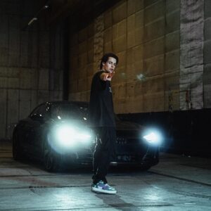 Herman Tømmeraas Instagram - This beast makes my jaw drop (which is why my mouth is open in every picture btw) Do I have a better Car then *Fjor* has ? Iiiiiii believe I do @audimollerbiloslovest ?👅👅 shot by mr. @williamblofeld 🔥🔥❤️