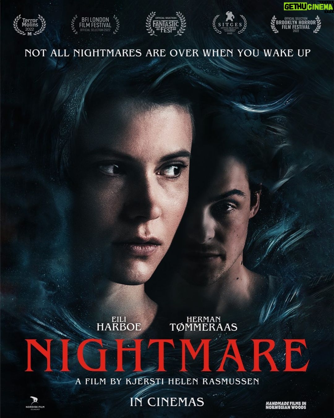 Herman Tømmeraas Instagram - The official poster!👽 NIGHTMARE In cinemas sooooon