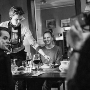 Herman Tømmeraas Instagram - Aaaaand that’s a wrap for “LEAVE”!
This production has been a next level experience for me. So many great people, so much energy on set. And love all around the place.
@alxherron thank you so much for letting me be a part of your vision, and your constant inside jokes………@alicia.von.rittberg thank you for everything you’ve taught me and for your kind words. You are outstanding!!☺️
And a HUGE THANK YOU to the entire crew for making me feel so welcome on set, and for the incredible work you’ve all put into this film. This was a blast❤️ 📸 @agai.ph #leavehorror
