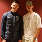 Hero Fiennes Tiffin Instagram - This last month or so has been surreal. Penultimate episode of @socceram with @kreptandkonan and @neilrazorruddock25 Then met the man himself @declanrice at the last home game of the season, before being asked by the amazing @westham staff if I want to come train with the boys at rush green and maybe play in the @tst7v7 tournament in NC (silly question). I had the time of my life out there. I’ve grown up watching all these guys play for the club I love, and they say never meet your idols, but these boys have exceeded any expectations I could’ve had of them. I also had tickets to Prague for the final so spent 24 hours at home, before waiting at Gatwick airport for 5 hours as the flight was delayed and would’ve got us in around full time. So we bit the bullet and joined the rest of the boys at a pub back home to watch the game. And what a game it was. Bubbles didn’t fade, fortunes didn’t hide, West Ham are massive, Bowens on fire, and I am one lucky lad. ⚒️❤️ Huge thank you to @socceram @westham staff and players @tst7v7
