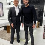 Hesham Gamal Instagram – الصور دي عشان الناس اللي بتلومني اني كل ده منفذتش وعدي وحققت حلم لذيذ انه يقابل يوسف الشريف 😅❤️🤖