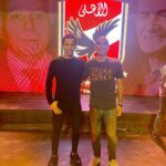 Hesham Gamal Instagram - النهرده عيد ميلاد شريف مدبولي صاحبي من وانا صغير واخويا ومن اكبر الزملكاويه اللي اعرفهم، كل سنه وانت طيب يا حبيبي ويارب دايما كده معايا جوه النادي الاهلي بنعمل حفلات عشان انجازات اعظم نادي في الكون 🥳🦅❤️😅 حبيبي يا شيكووووو 🤣