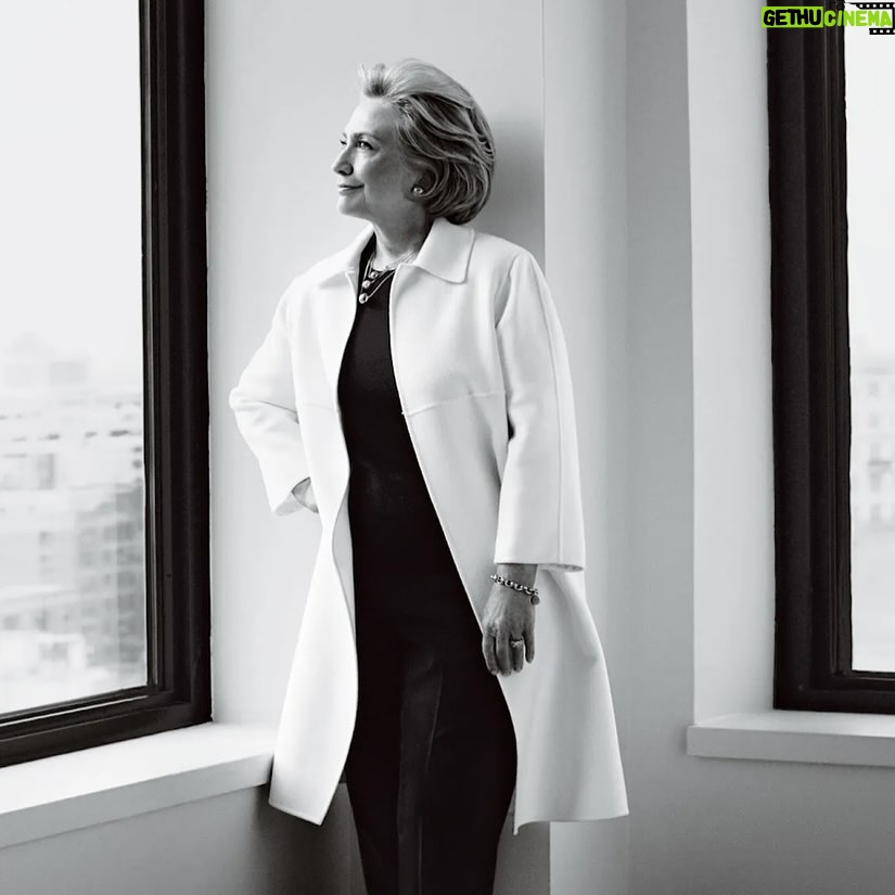 Hillary Clinton Instagram - Mario Testino, Vogue, March 2016. #tbt