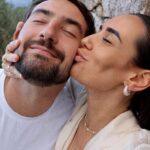 Hilona Gos Instagram - Il est enfin rentré mon @paulandre.a26 certes sous la pluie mais on est heureux de se retrouver parce qu’il m’avait manqué quand même 🤍🦋 10 jours c’est un peu long 😏