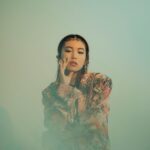 Hina Yoshihara Instagram - in my element🪽 Photographer @harutaaaaaaa Hair Make-Up @tomoca13 Styling @takafumi_80 Headpiece & armor by @hiiii_1025 • Set-up @sui_tokyo tops @dense_tokyo choker @ryokawachi_jp Tokyo, Japan
