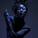 Hina Yoshihara Instagram - 🩻🕸️ Photographer @meltdowndotcom Makeup @yuka_hirac @beri199 Hair @hayatemaeda Styling @lironeini