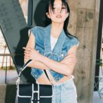 Hina Yoshihara Instagram - with @michaelkors #ColbyByKors #MKPartner 🖤🤍🖤🤍
