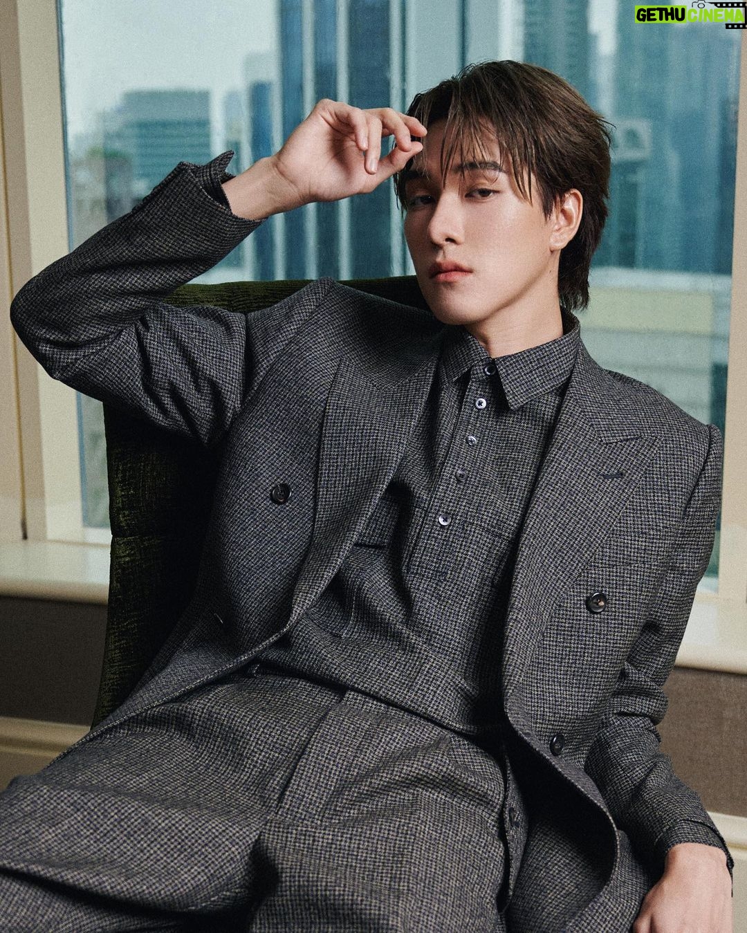 Hirunkit Changkham Instagram - Suit up for @EmporioArmani ✨ #EmporioArmani
