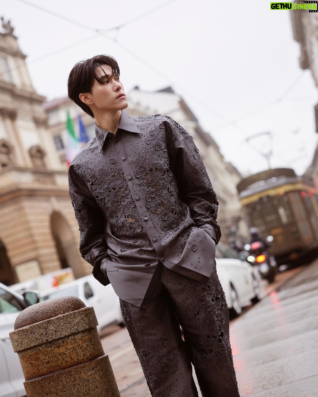 Hirunkit Changkham Instagram - Strolling the city with #DGSS24 #DolceGabbana