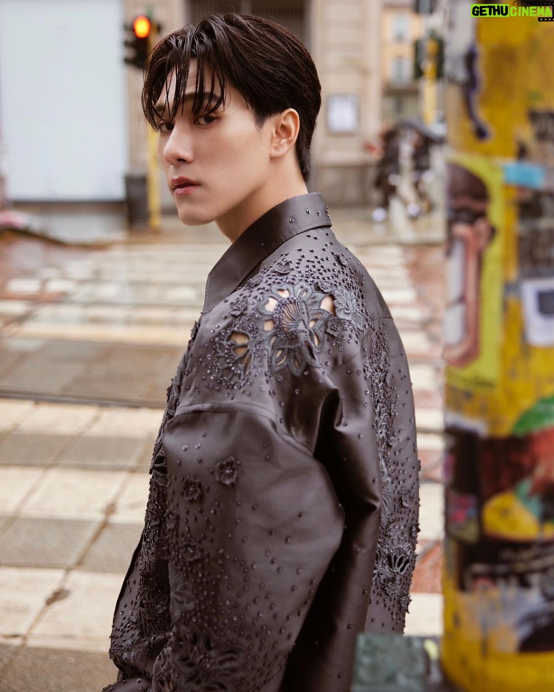 Hirunkit Changkham Instagram - Strolling the city with #DGSS24 #DolceGabbana