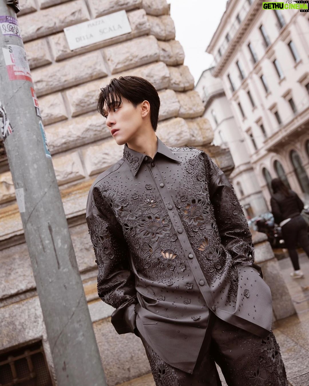 Hirunkit Changkham Instagram - Strolling the city with #DGSS24 #DolceGabbana