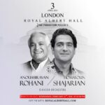 Homayoun Shajarian Instagram - ۰ عزیزان گرامی سوم آپریل ۲۰۲۴ در شهر لندن با همراهی ارکستر سیاوش در سالن زیبای رویال آلبرت هال میزبان شما خواهیم بود . آغاز بلیط فروشی این کنسرت از چهارشنبه ۲۱ فوریه در وبسایت https://www.royalalberthall.com