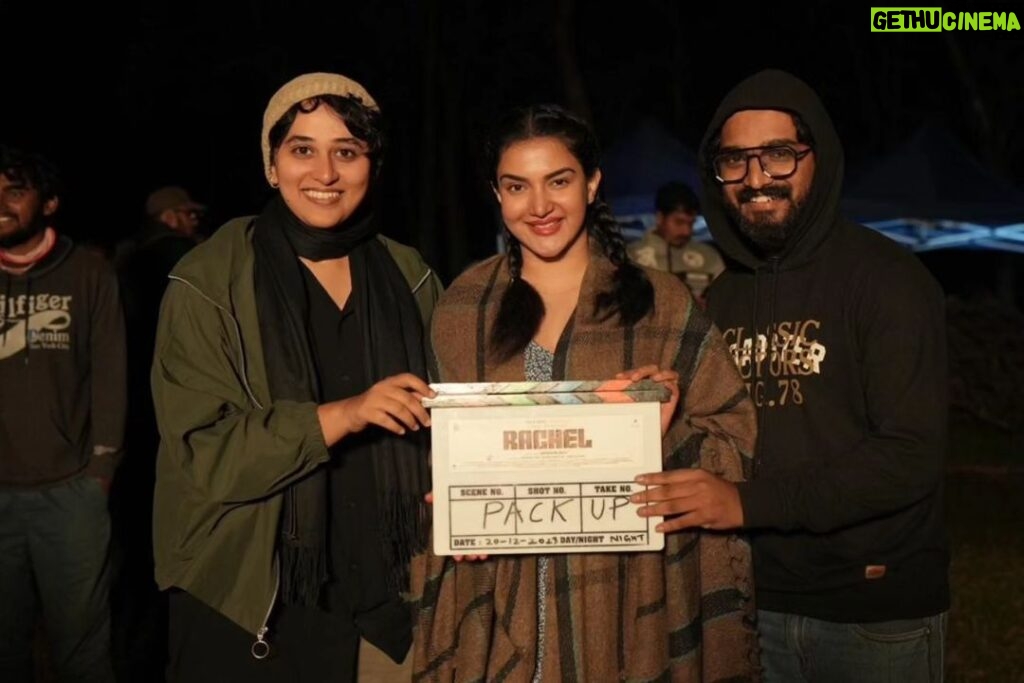 Honey Rose Instagram - Rachel Wraps Up! 🎬 The last 47 days have been an unforgettable chapter in my life. Stepping into the shoes of Rachel in this pan-Indian project was a unique experience. For the first time in my 18-year career as a heroine, I had the pleasure of working under the guidance of a dynamic and passionate lady director, Ms. Anandhini Bala, who transformed Rachel into the most ravishing character. Working with you, my friend, was an absolute delight. Of course, none of this would have been possible without the ideas and guidance of the renowned director, Abrid Shine sir... Thank you for presenting Rachel to the world.... Special thanks to Swaroop Philip for capturing the magic behind the lens! To make a great film you need a great story...Thanks to the young talented Rahul manappatt... I want to express my heartfelt gratitude to the entire cast and crew, including Baburaj, kalabhavan shajon, Jaffer idukki, Radhika, Vandita, Roshan basheer, Chandu Salimkumar, Pauly wilson, Vineeth thattil, Dinesh prabhakar, Joji, Baiju ezhupunna, Kannan chettan , Rahul manapattu,Ratheesh palode, Praveen b menon, Rajasekharan master,Mafia Sasi, Prabhu master, Sujith Raghav, Jackie, Ratheesh, Reseneesh, Prijin, Sakheer, Ben, Nidath, assistant associate directors Vishnu, yokesh, Sangeet, Anish, Jujin, and Rahul, karthi,Nebu , Nidad and many others whose names I may have missed. Your contributions have been invaluable, and I thank each and every one of you from the depths of my heart. I also want to sincerely thank Badukka (Badusha) and Shinoy for producing this incredible movie. Stay tuned for more exciting updates! See you all soon! @swaroopphilip @roshan_rb @r_radhikaofficial @vanditha_manoharan @_nebu.john_cheppukulam__ @rahul_namo_⁶ @rahul_manappatt @_nebu.john_cheppukulam__ @rahul_namo_ @sangeeth_v.s @vishnuraghunandanm @thenameis_yogesh @nidad_k_n