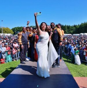 Honey Rose Instagram - Thank you Ireland 🇮🇪 !! 

Really had an amazing blast !! The warmth and hospitality I have experienced since my arrival have been truly remarkable....

So happy to get in touch with loads of Malayalees across Ireland especially Dublin … I may take this Opportunity to thank organisers of mind mega mela ..... once again I may express my sincere gratitude for inviting me ...

It was awesome to share dais with high end government officials of Ireland....

I really had a great time.. these days would be considered as glittering days of this year !! 

Love you all....
@jackchamberstd
@mind_ireland 
@bindunair_
@rens7777