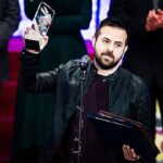 Houman Seyyedi Instagram - سيمرغ بلورين ويژه هيئت داوران براي كارگرداني خشم و هياهو رو تقديم ميكنم به همه شما مردم عزيز و جانان دل كه هميشه همراه بنده بودين و تنهام نذاشتين.دمتون گرم