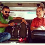 Houman Seyyedi Instagram - با كمال تبريزي عزيز در حال رفتن و اهداي تنديس خانه سينما.افشين هاشمي محسن قرايي و رضا مير كريمي. دوستان تبريك