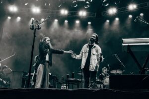 Hozier Instagram - @ironblossomrva! Thank you for giving us all that lift the other night, so good to melt on that stage with you in Richmond. Thank you again to the incredible @noahkahanmusic for joining me up there and bringing us all so much joy!

📸 @hutchandstuff