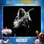 Hozier Instagram - Thrilled to be coming back to your beautiful city, New Orleans. Looking forward to taking part in @jazzfest! See you soon 🖤 (link in story) New Orleans Jazz & Heritage Festival