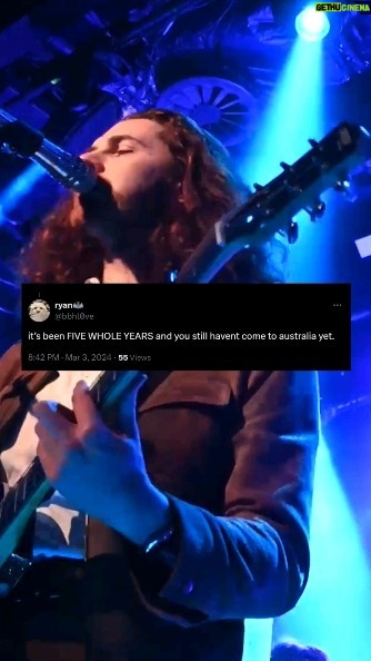 Hozier - 139.7K Likes - It’s been a long time 🇳🇿 🇦🇺