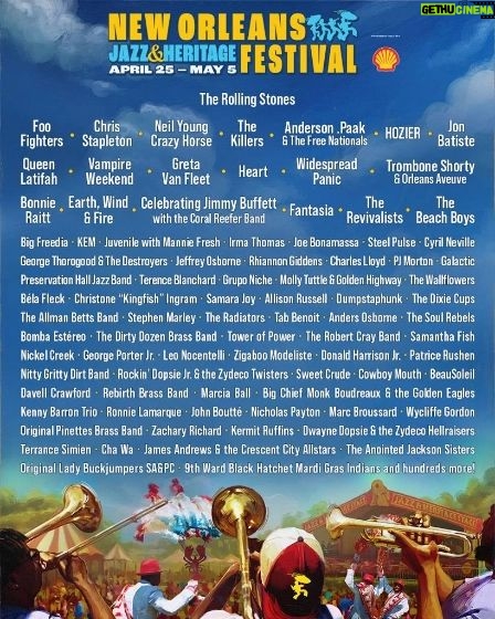 Hozier Instagram - Thrilled to be coming back to your beautiful city, New Orleans. Looking forward to taking part in @jazzfest! See you soon 🖤 (link in story) New Orleans Jazz & Heritage Festival