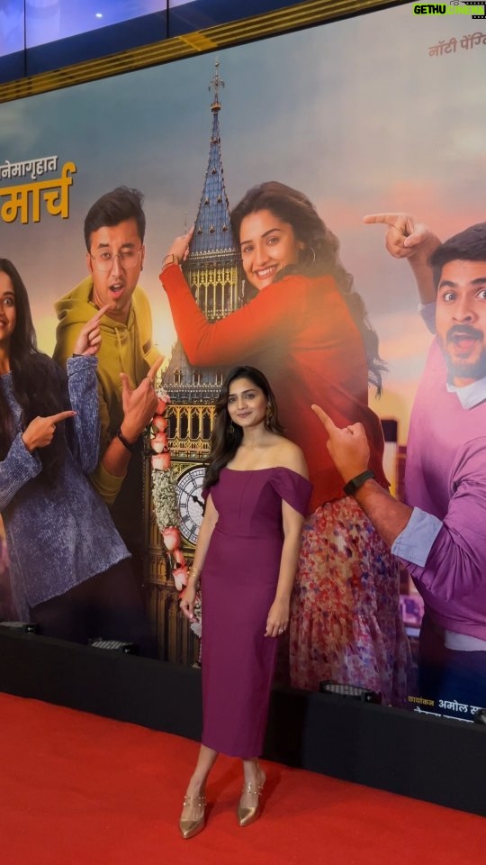 Hruta Durgule Instagram - Kanni is basking in the love we felt on Premiere Night ♥️♥️ Don't miss out! Catch it in theaters near you if you haven't already!!! 🎬✨ . . 🎥 Video by @kushalarya_ 👗 Styling Team: @shivangi_behki | @aakritii.07 | @tanyakalraaa #HrutaDurgule #Kanni #
