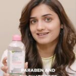 Hruta Durgule Instagram - After a long & tiring day, I want to remove my sunscreen, dirt, oil, pollution & makeup from my skin as fast as I can so I used @garnierindia's Micellar Cleansing Water 💛💚 The verdict? It passes the test! ✅ So what are you waiting for? Grab it now and try it for yourselves. #MicellarWater #GarnierIndia #Cleanse #Skincare #TestTheWater #GarnierMicellarWater #Ad