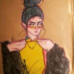 Huda ElMufti Instagram – @hobii.artist 🧡✌🏽