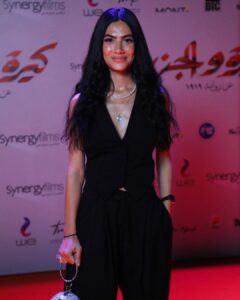 Huda ElMufti Instagram - من العرض الخاص لفيلم #كيرة_والجن Glammed by @sharifftanyous 💫 Outfit @roomonebeirut 🫶🏼