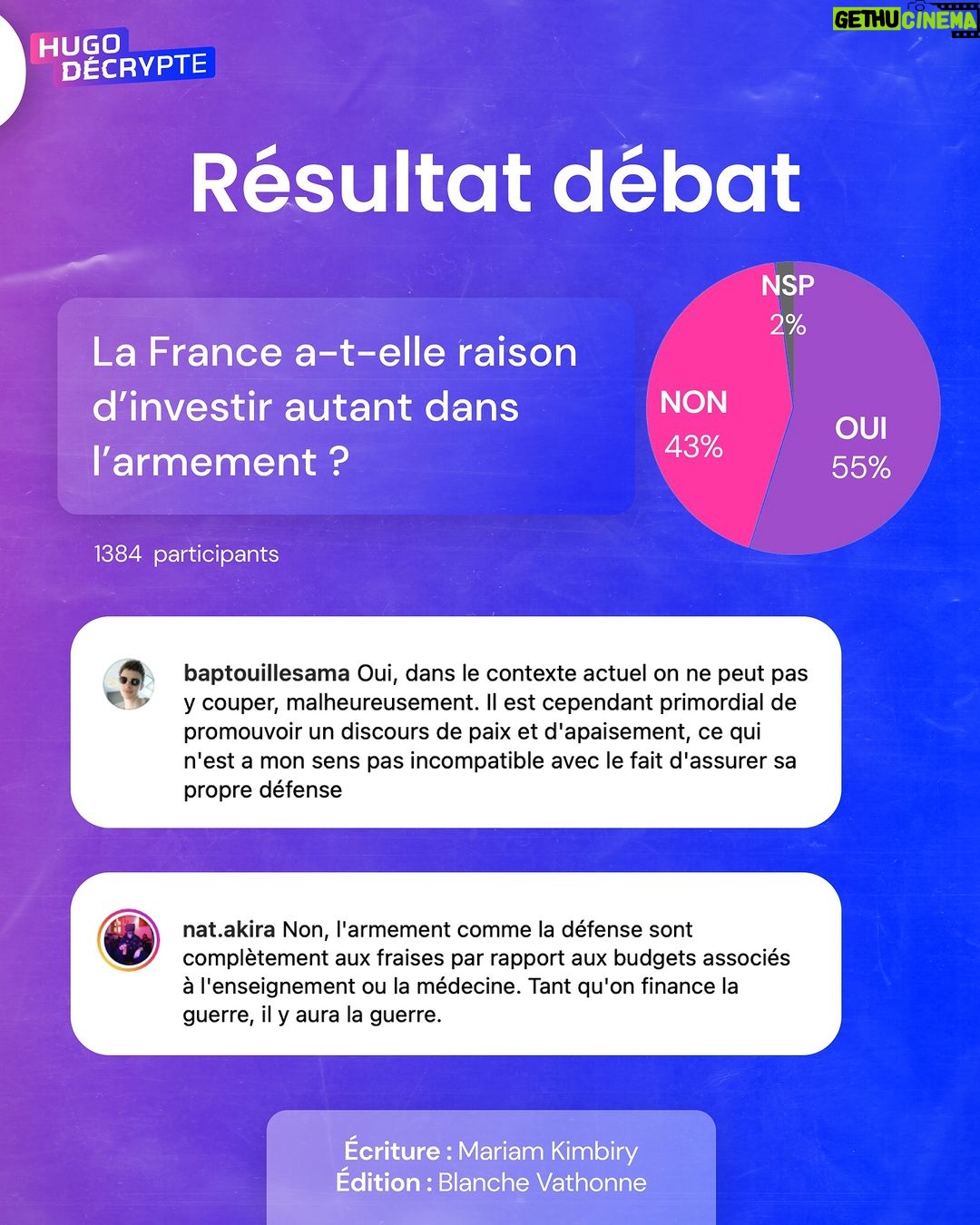 Hugo Travers Instagram - 🚨 En 1 minute, votre résumé de l’actualité du jour 🚨 . 📧 Pour suivre la newsletter : https://hugodecry.pt/newsletter . 🍿 Pour suivre l’actu culture : @hugodecrypte.pop . 🏋️ Pour suivre l’actu sport : @hugodecrypte.sport . SHOUTOUT à @baptouillesama et @nat.akira pour leur participation au débat ! . Tous les jours, on met en avant deux participants du débat. Pour participer : like + débat En commentaire. . La Corse devrait-elle avoir + d’autonomie ? 🧐 . Commentez oui/non/sans opinion suivie de vos éventuels arguments, résultats dans l’édition de demain ! . Couverture : ©Abaca Actu 1 : Ouest-France, HuffingtonPost Actu 2 : ©Abaca I TF1 Info, Franceinfo Actu 3 : RFI, Franceinfo Actu 4 : ©Abaca I Le Point, Le Monde, Le Figaro Actu 5 : Le Parisien, Le Point, Francebleu