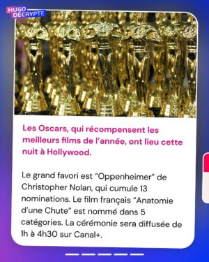 Hugo Travers Instagram - 🚨 En 1 minute, votre résumé de l’actualité du jour 🚨
.
📧 Pour suivre la newsletter : https://hugodecry.pt/newsletter
.
🍿 Pour suivre l’actu culture : @hugodecrypte.pop
.
🏋️ Pour suivre l’actu sport : @hugodecrypte.sport
.
SHOUTOUT à @athyna.e et @hectorbassis pour leur participation au débat !
.
Tous les jours, on met en avant deux participants du débat. Pour participer : like + débat En commentaire.
.

Pensez-vous que les émissions diffusées sur Twitch dépasseront bientôt les émissions de télévision ? 🧐
.
Commentez oui/non/sans opinion suivie de vos éventuels arguments, résultats dans l’édition de demain !
.

Couverture : ©Michou 
Actu 1 : France Bleu, Le Monde, Ouest-France
Actu 2 : Libération, Courrier International, Le HuffPost
Actu 3 : 20 Minutes, BFM, La Dépêche 
Actu 4 : SudInfo, French TwitchOffice
Actu 5 : France 24, Le Monde, Le Point