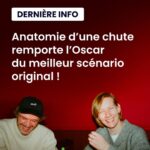 Hugo Travers Instagram – Le film français Anatomie d’une Chute de Justine Triet remporte l’Oscar du meilleur scénario original ! 🇫🇷