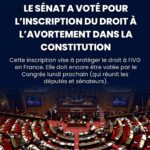 Hugo Travers Instagram - Le Sénat a voté pour l’inscription du droit à l’IVG dans la Constitution 🔴