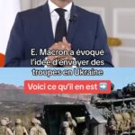 Hugo Travers Instagram - Troupes en Ukraine : Ce qu’il faut savoir de la déclaration d’Emmanuel Macron ⬆️